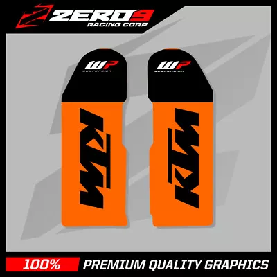 Ktm Sx Sxf 2000 -2007 Exc 1998-2007 Motocross Graphics Mx Graphics Lower Fork Wp • $32.71