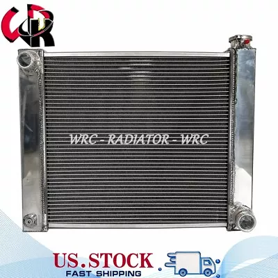 2Rows 24  X 19  Crossflow Style Universal Radiator Fit Chevy GM Full Aluminum • $124.99