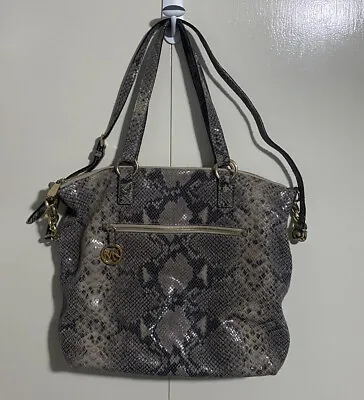 MICHAEL KORS Women's Snakeskin Print Tote Bag Purse Multicolor • $28.59