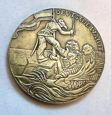 German Commemorative Collectors Coin / Medal K. GOETZ Deutsche Wacht 1914 • $16.17