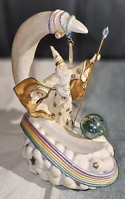 Marjorie Sarnat Wizard Music Box Over The Rainbow • $45