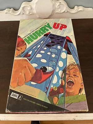 Vintage HURRY UP Marble Race Game 1971 Parker Brothers 100% Complete! • $26.99