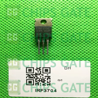 6PCS IRF3704 MOSFET N-CH 20V 77A TO-220AB International • $4.90