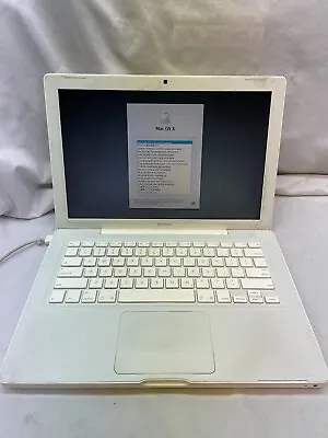 VINTAGE WHITE APPLE MACBOOK A1181 WORKS OS X 10.6 Charger Bundle • $86