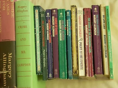 Margery Allingham--Mixed Lot Of 22 Books Albert Campion WHITE COTTAGE NO LOVE • $75