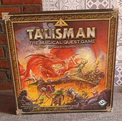 Talisman The Magical Quest Game Revised 4th Edition - Contents Unused • £145