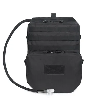 Tactical Combat Molle Bag Backpack Hydration Pouch Water Pack Hiking For Vest US • $24.99