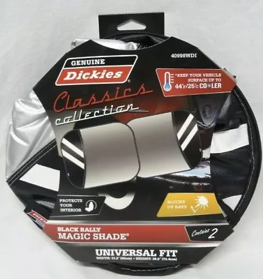 Windshield Sun Shade Dickies Classic Black Rally UV Block Magic Shade • $17.99