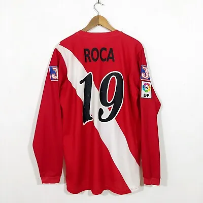 Rayo Vallecano 2004/05 Away Shirt Player Issue Match Worn Nr 19 Roca Camiseta XL • $149.99