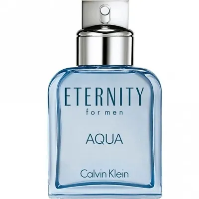 Ck Eternity Aqua For Men 100ml Eau De Toilette Spray Brand New & Without Box • £18.98