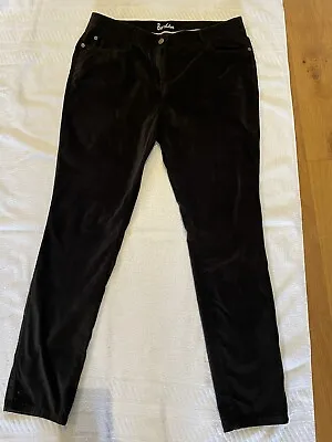 £5.99 • Buy Boden Velvet Effect Black Jeans