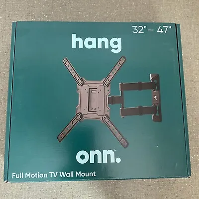 Hang ONN 32”-47” Full Motion TV Wall Mount Hanger • $24.95