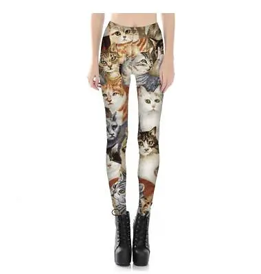 Crazy Cat Lady Stretch Funky Leggings. PLUS SIZE  New • £18