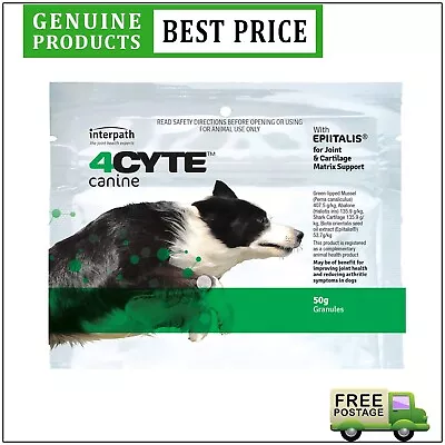 4cyte Canine Supplement Granules For Dogs 50 Gm For Joint Support • $51.92