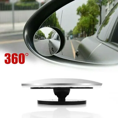 $2.69 • Buy Universal Rear View Mirror 360° Rotating Wide Angle Convex Blind Spot Car Parts