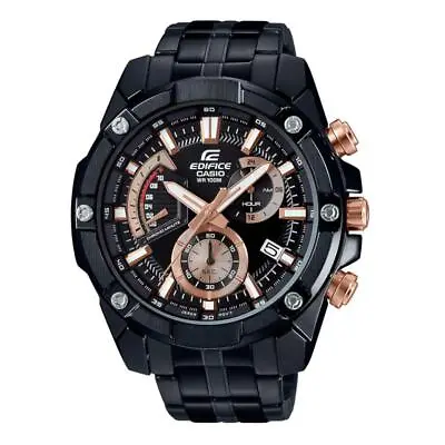 Casio Edifice Chronograph Black Stainless Steel Efr-559dc-1avudf Men's Watch • $434.17