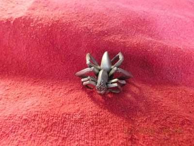 $0.99 • Buy Pewter Miniature Spider And Glass Globe 212