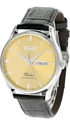 TISSOT Heritage Visodate AUTO 42MM Leather Men's Watch T118.430.16.021.00 • $540