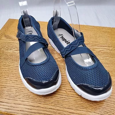 Propet Travel Activ Navy Blue Mesh Lightweight Womens Sneakers Size 6M • $24.99