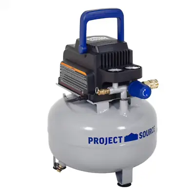 Project Source 3-Gallons Portable 110 PSI Pancake Air Compressor 120v  New Gray • $118.98