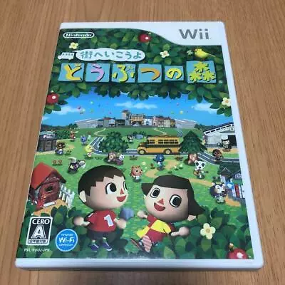 Doubutsu No Mori Nintendo Wii Animal Crossing City -Machi E Ikouyo- Japan • $23.99