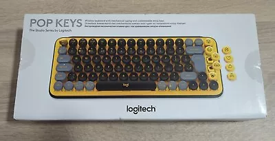 Logitech POP Keys Wireless Mechanical Emoji Keyboard - Blast English - UK • £69.99