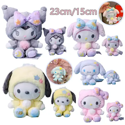 Kuromi My Melody Hello Kitty Cinnamoroll Sanrio Plush Toy Stuffed Doll Kid Gift • $14.89