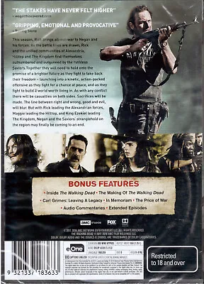 The Walking Dead Season 8 Eight DVD NEW Region 4 • $40