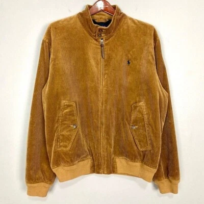 $74.99 • Buy Polo Ralph Lauren Corduroy Harrington Jacket Men’s Size XL Full Zip Classic Logo