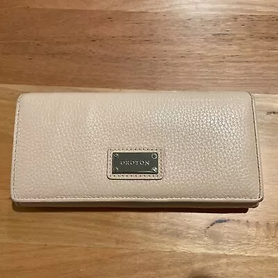 Oroton Kiera Slim Clutch Wallet Purse Pale Pink VGC • $29.99