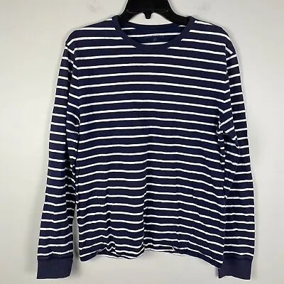 J. Crew Mercantile Woman’s Sz Medium Top Long Sleeve Boat Shirt Nautical Stripe • $9.14