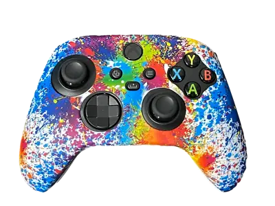 Silicone Cover For XBOX Series X/S Controller Case Skin - Paint Splatter • $11.90