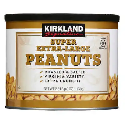 Super Extra-Large Roasted & Salted Peanuts Kirkland Signature 1.13kg • £13.99