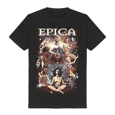 Vtg Epica Band Music Lover Heavy Cotton Black All Size Unisex Shirt • $16.99