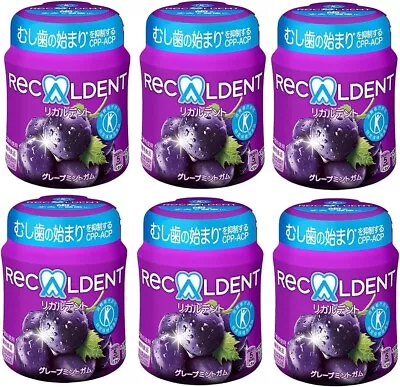 [4 Flavor]Recaldent  140g × 6 Bottles Sugar Less Grain Gum Oral Care From Japan • $62