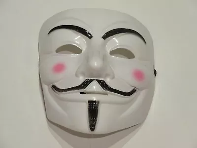  V For Vendetta Anonymous Face Mask Fancy Dress Costume Guy Fawkes • £4.49