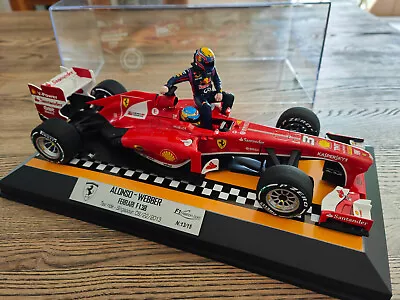 2013 Ferrari F138 Alonso Taxi Webber Singapore F1 Creation Mattel Hotwheels 1/18 • $389.54