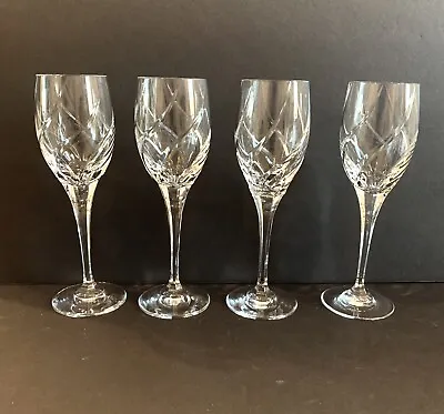 Retired MIKASA OLYMPUS Crystal Wine Glass Set Of 4 New • $62