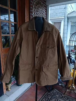  Buck Mason Canvas Chore Jacket Coat Button Down  Khaki Men’s XL • $98.99