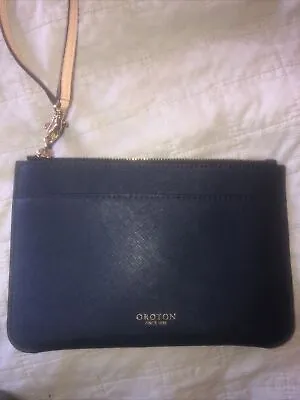 $35 • Buy Oroton Wrist Travel Clutch Document Satchel A5 BNWOT Saffiano Leather