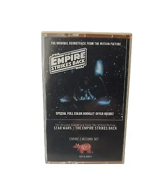 STAR WARS The Empire Strikes Back Original Soundtrack Cassette Tape 1980 • $16.95