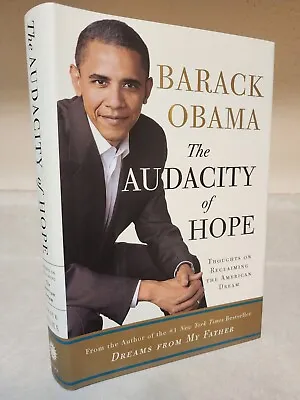 AUDACITY OF HOPE President Barack Obama SIGNED 1st Edition First Printing MEMOIR • $944.96