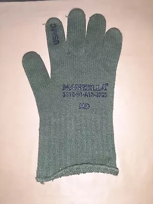 Manzella USMC Wool Glove Liner OD Green (MD Right Hand) • $3.49
