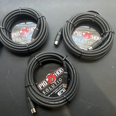 Pig Hog 5 Pin MIDI Cable - 15 Foot  New! • $33.55