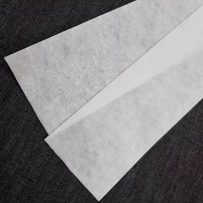 Iron On Fusible Cotton Buckram Stiffener Interfacing Single Sided 7.5 Cm Wide • £24.99