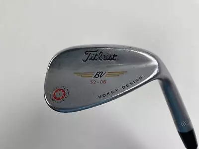 Titleist 2009 Vokey Spin Milled Chrome 52* 8 Bounce Wedge Steel Mens RH • $24.88