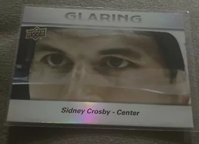 Sidney Crosby 2023-24 Upper Deck Series 2 Glaring GL-16 Penguins B132 • $3