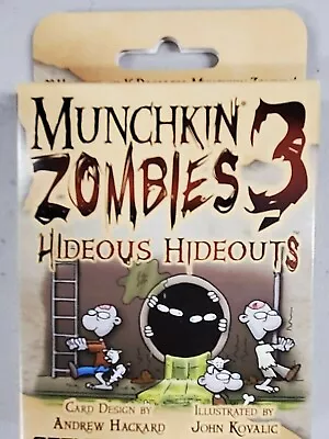 Munchkin Zombies 3: Hideous Hideouts Expansion Steve Jackson Games New Sealed • $11.99