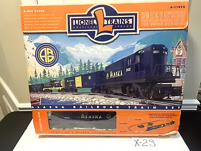 Lionel Trains Alaska Railroad Electric Train Set 6-11972 Guage O-O27 Ga. • $245