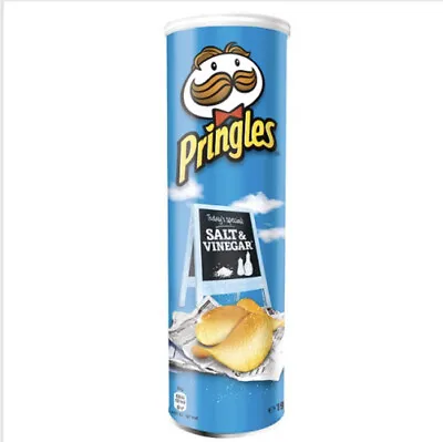 £11.99 • Buy Pringles Salt & Vinegar Crisps 6x 165gTube